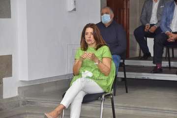 La presentación del Plan de Reactivación Económica y Social de Telde tuvo lugar este lunes en la ermita de San Pedro Mártir (Foto Francisco Javier Santana)